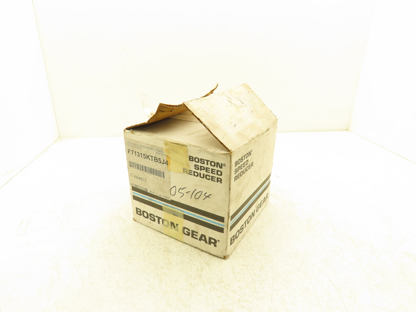 Boston Gear F71315KTB5J4 Worm Gearbox 15:1 Reducer .66Hp 116rpm 56C RH Output