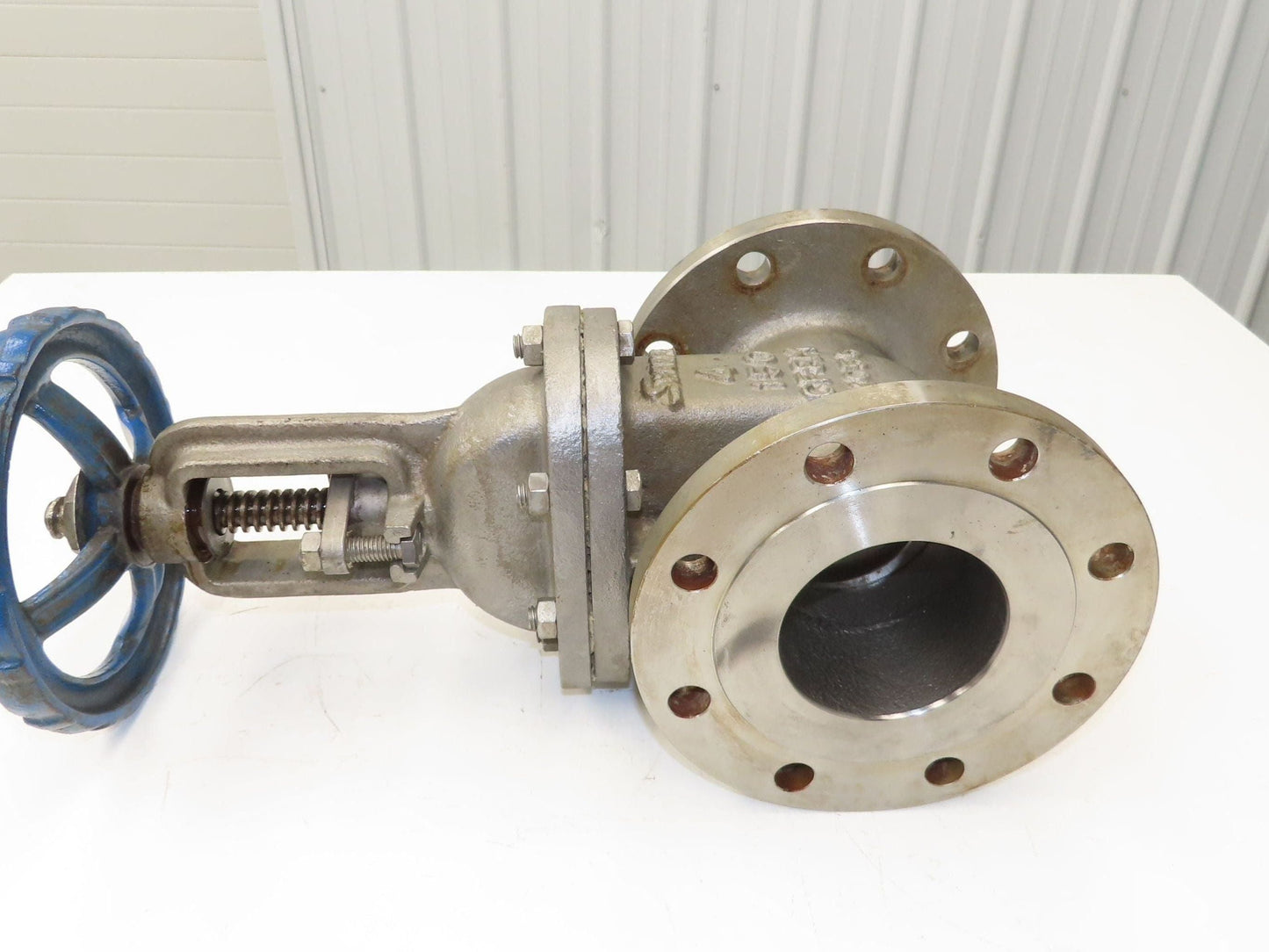 Sharpe 35116 4" Gate Valve ANSI Class 150 275psi @ 100° F CF8M SS Rising Stem