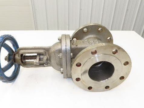 Sharpe 35116 4" Gate Valve ANSI Class 150 275psi @ 100° F CF8M SS Rising Stem