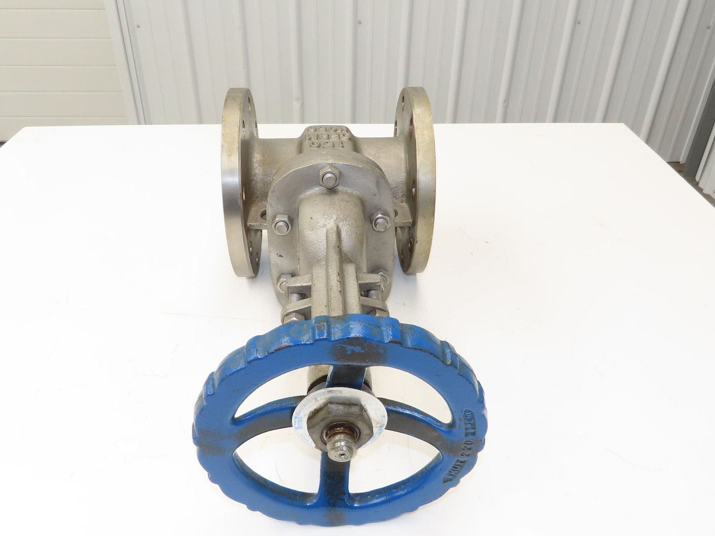 Sharpe 35116 4" Gate Valve ANSI Class 150 275psi @ 100° F CF8M SS Rising Stem