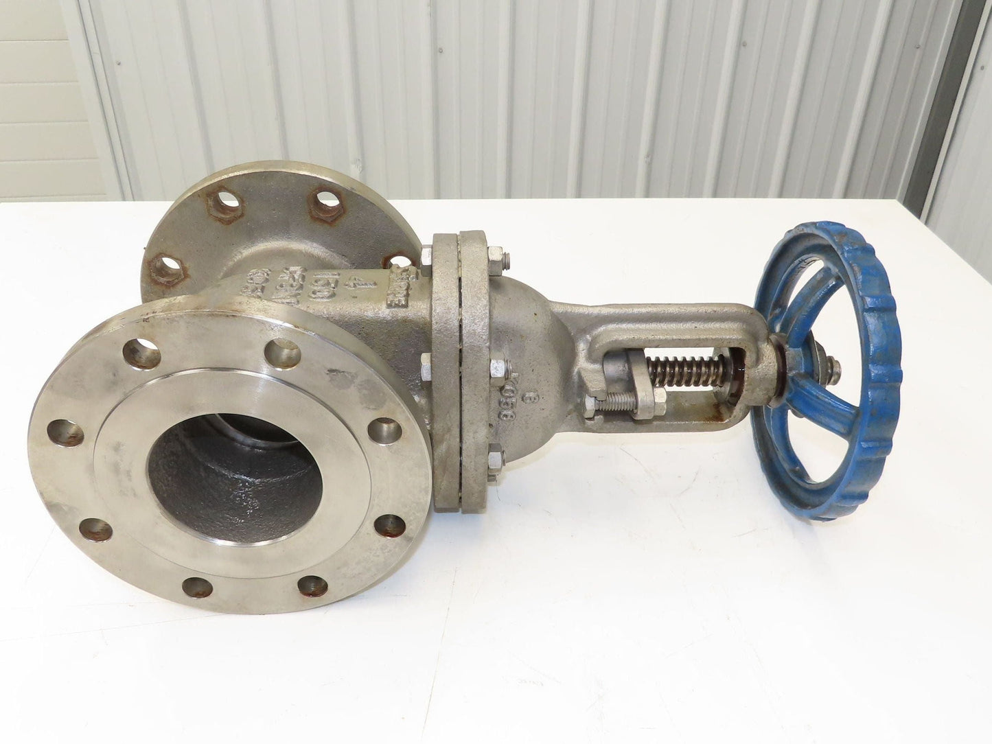 Sharpe 35116 4" Gate Valve ANSI Class 150 275psi @ 100° F CF8M SS Rising Stem