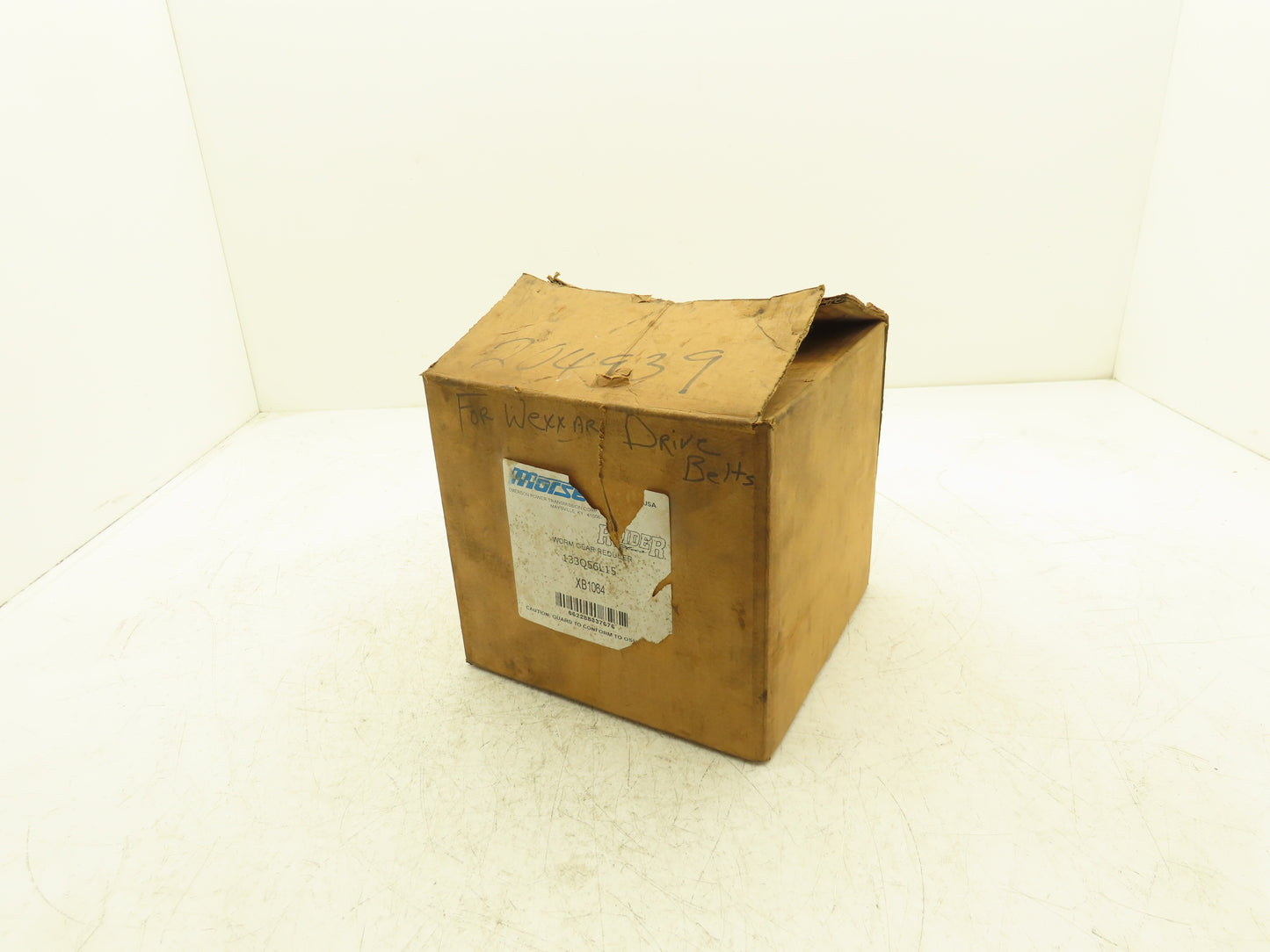 Morse Raider 133Q56L15 Worm Gearbox 15:1 Reducer .56Hp 116rpm 56C LH Output