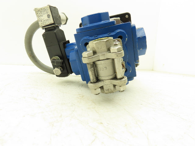 Compact II C20 SR-2C IMP 1/2" Stainless Ball Valve 1000psi 1/4 Turn Actuator Switch
