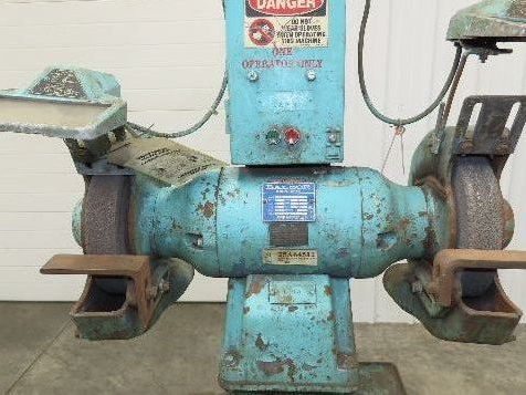 Baldor 1215W Heavy Duty 12" Pedestal Grinder 2Hp 460V 3Ph 1725RPM