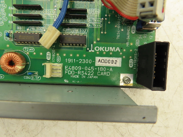 Okuma 1911-2300-ACD092 E4809-045-180-A FDD-RS422 Floppy Drive Bay