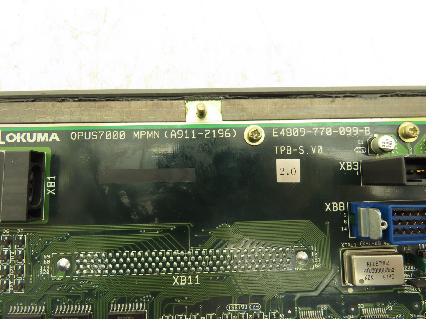 Okuma MPN7000M-S Operator Control Panel E0105-566-103-2