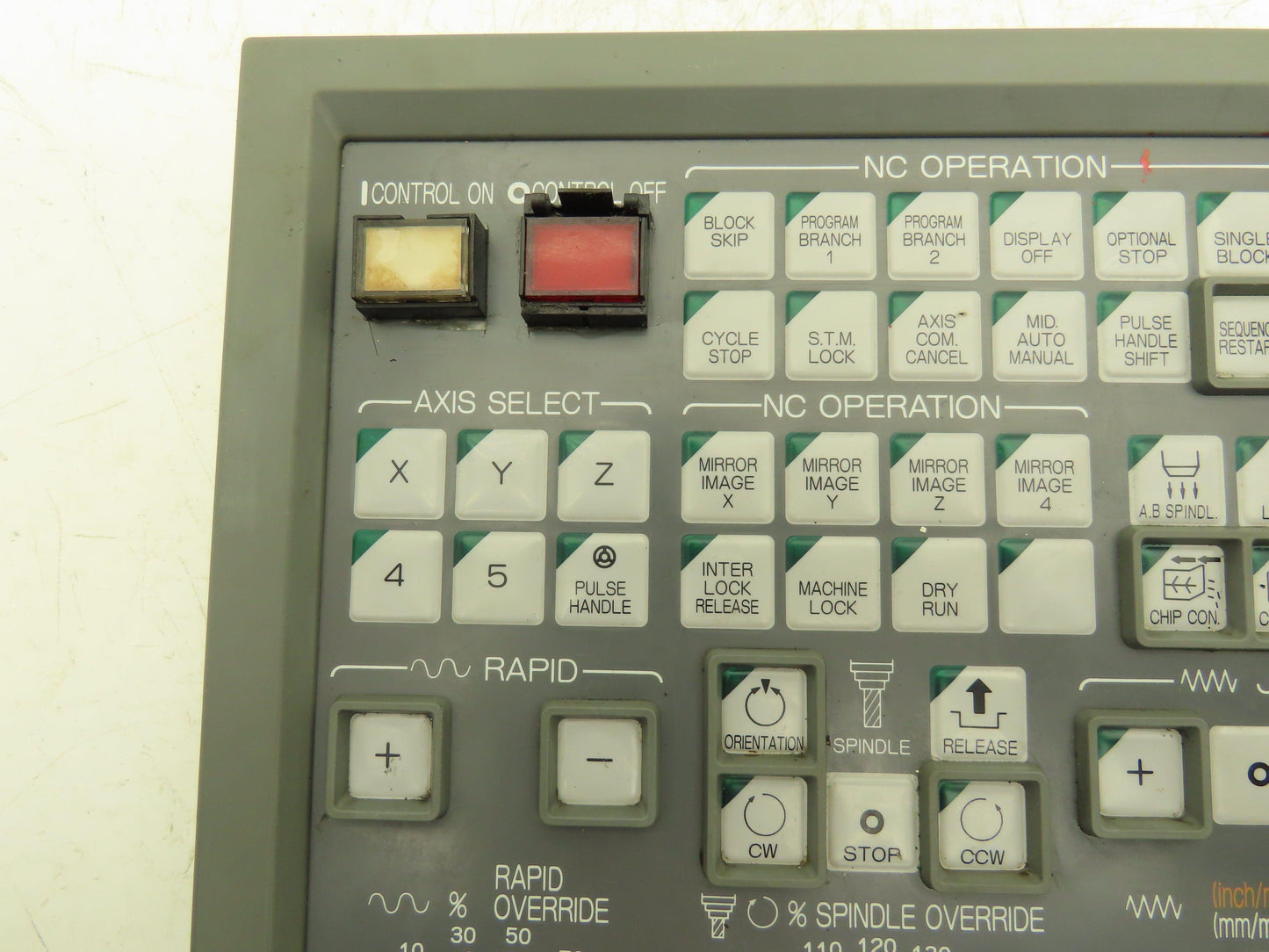 Okuma MPN7000M-S Operator Control Panel E0105-566-103-2