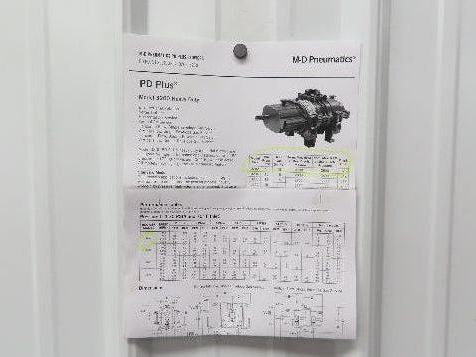 MD-Pneumatics 46A-3202.5 Positive Displacement Rotary Lobe Blower 1.5"NPT
