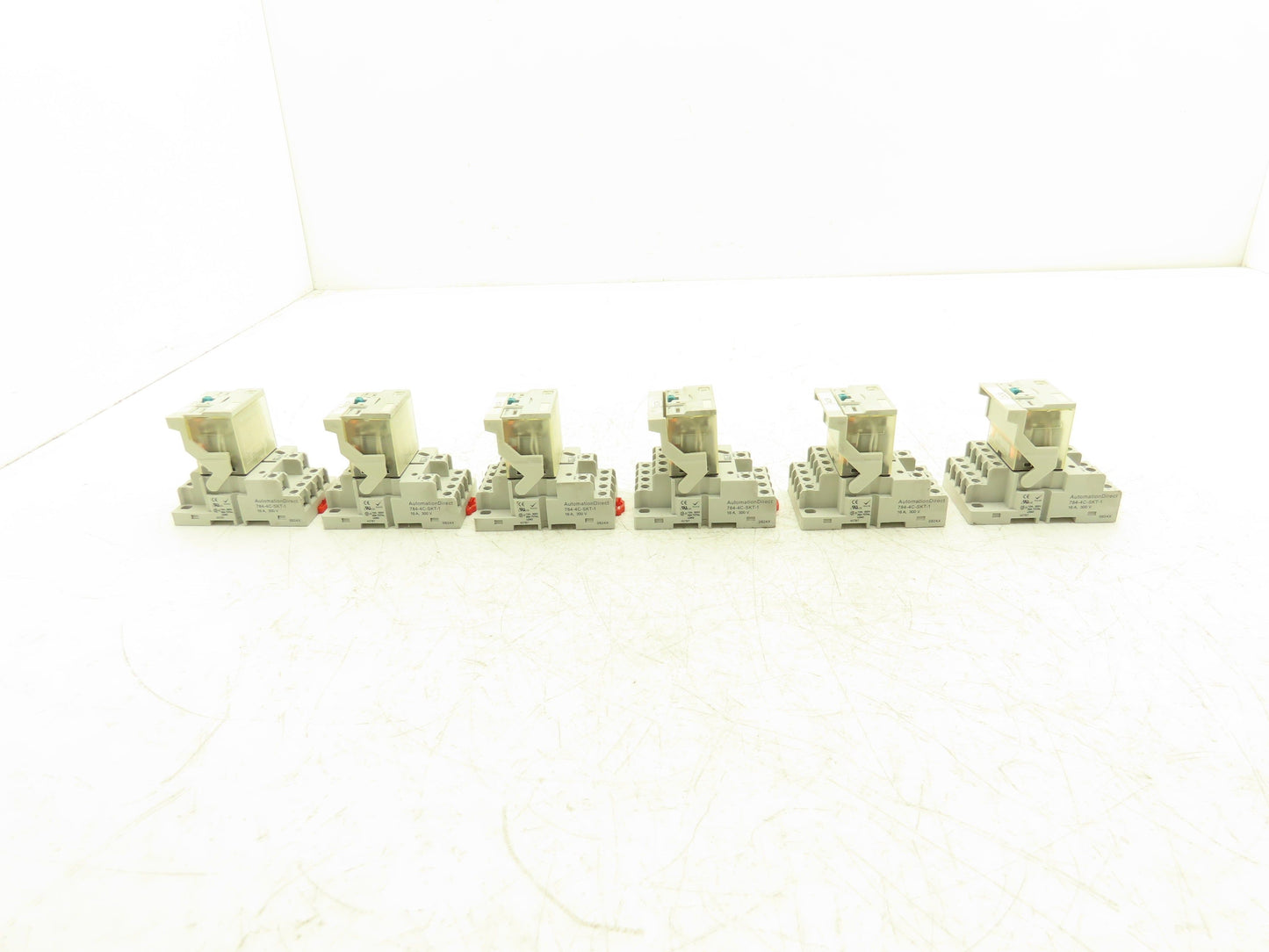Automation Direct 784-4C-24D Control Relay 15A 277V 4PDT 4NO 4NC 24VDC Lot of 6