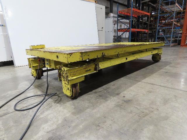 Weld Bilt Hydraulic Scissor Lift Table 10000lb 5 Ton 24" Travel 60x132" 3Ph