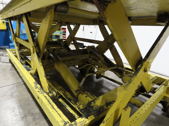 Weld Bilt Hydraulic Scissor Lift Table 10000lb 5 Ton 24" Travel 60x132" 3Ph