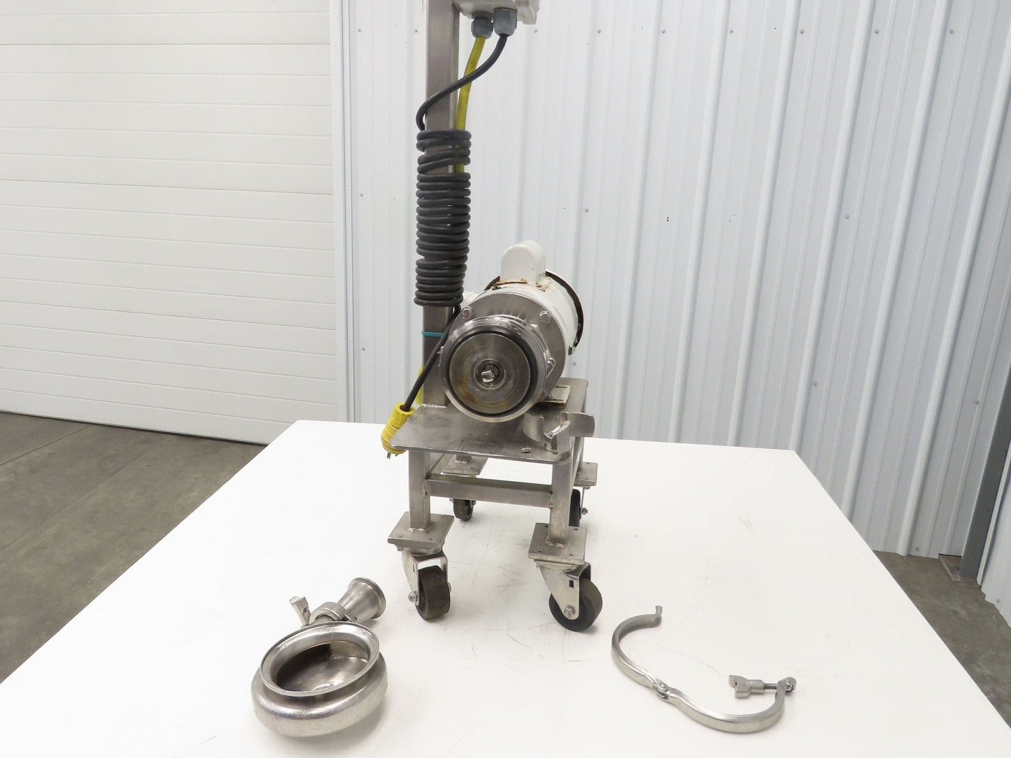 SPX Waukesha C114 Stainless Sanitary Centrifugal Pump 1.5x1.5" 1Hp 115/230V 1PH