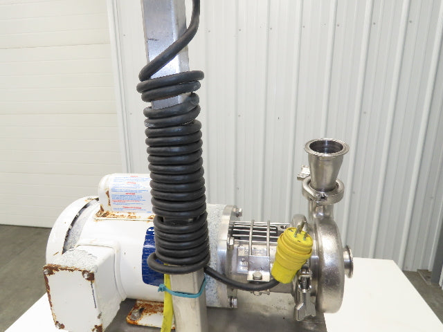 SPX Waukesha C114 Stainless Sanitary Centrifugal Pump 1.5x1.5" 1Hp 115/230V 1PH