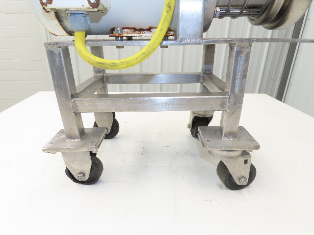 SPX Waukesha C114 Stainless Sanitary Centrifugal Pump 1.5x1.5" 1Hp 115/230V 1PH