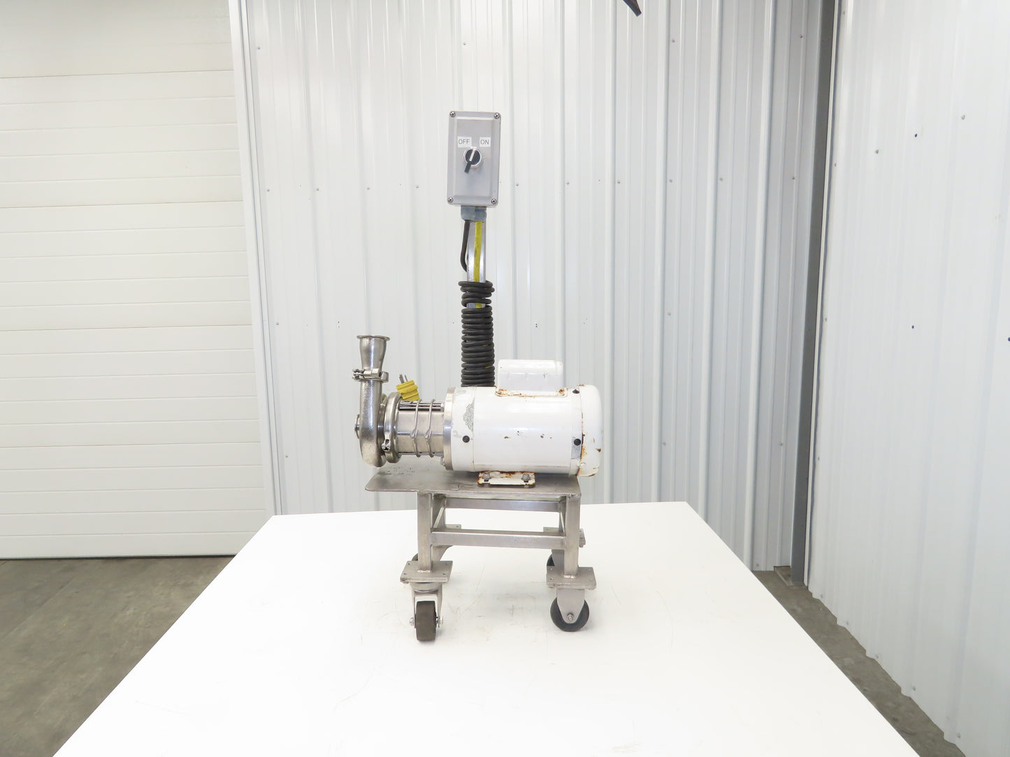 SPX Waukesha C114 Stainless Sanitary Centrifugal Pump 1.5x1.5" 1Hp 115/230V 1PH