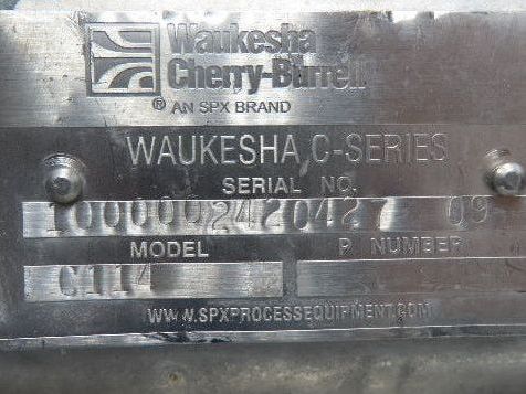 SPX Waukesha C114 Stainless Sanitary Centrifugal Pump 1.5x1.5" 1Hp 115/230V 1PH
