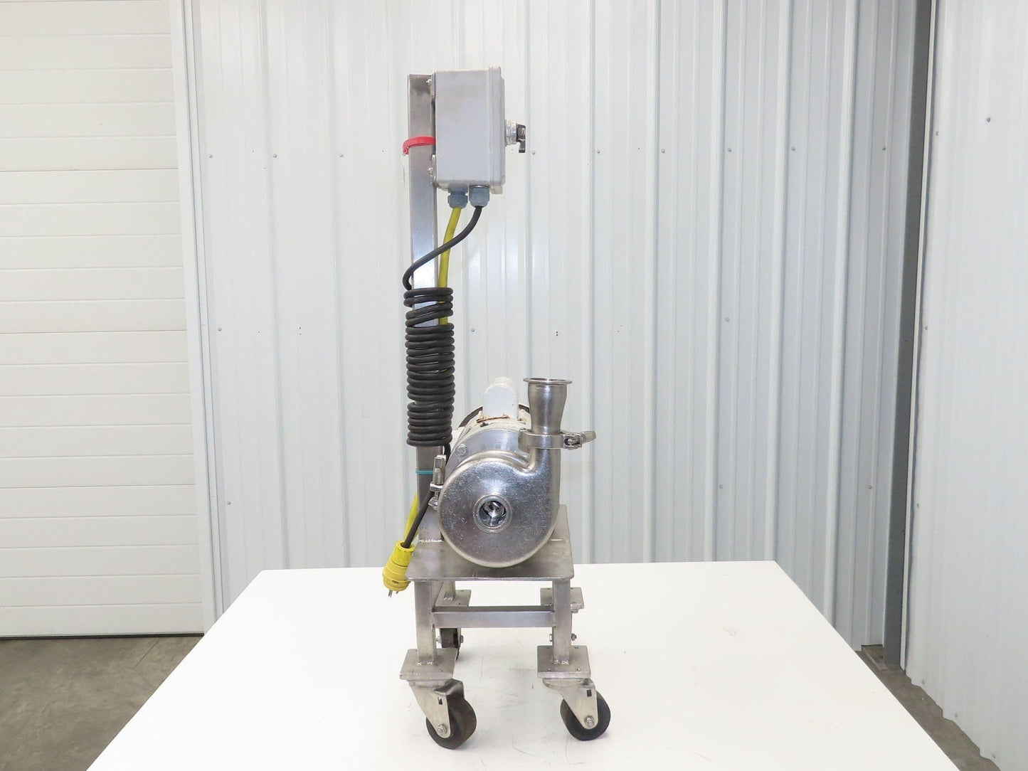 SPX Waukesha C114 Stainless Sanitary Centrifugal Pump 1.5x1.5" 1Hp 115/230V 1PH