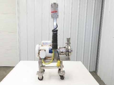 SPX Waukesha C114 Stainless Sanitary Centrifugal Pump 1.5x1.5" 1Hp 115/230V 1PH