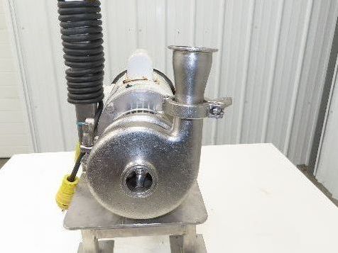 SPX Waukesha C114 Stainless Sanitary Centrifugal Pump 1.5x1.5" 1Hp 115/230V 1PH