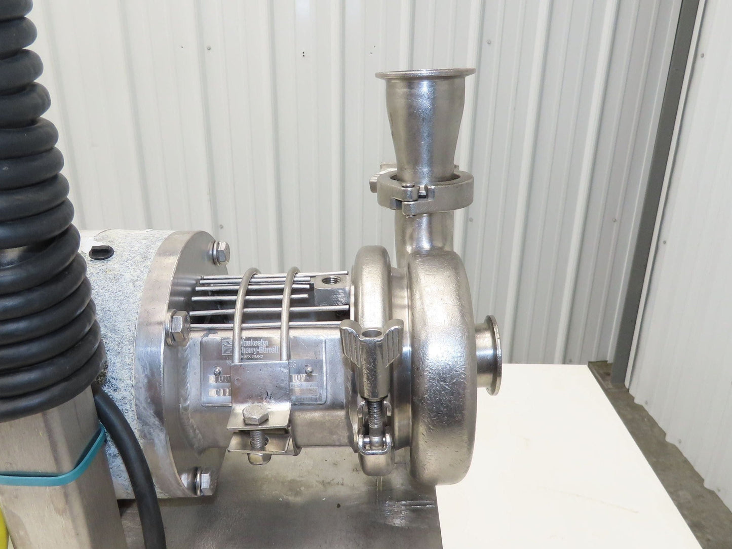 SPX Waukesha C114 Stainless Sanitary Centrifugal Pump 1.5x1.5" 1Hp 115/230V 1PH