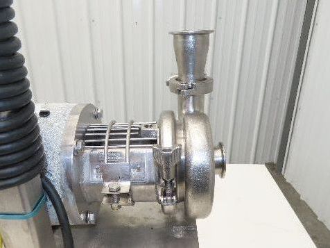 SPX Waukesha C114 Stainless Sanitary Centrifugal Pump 1.5x1.5" 1Hp 115/230V 1PH
