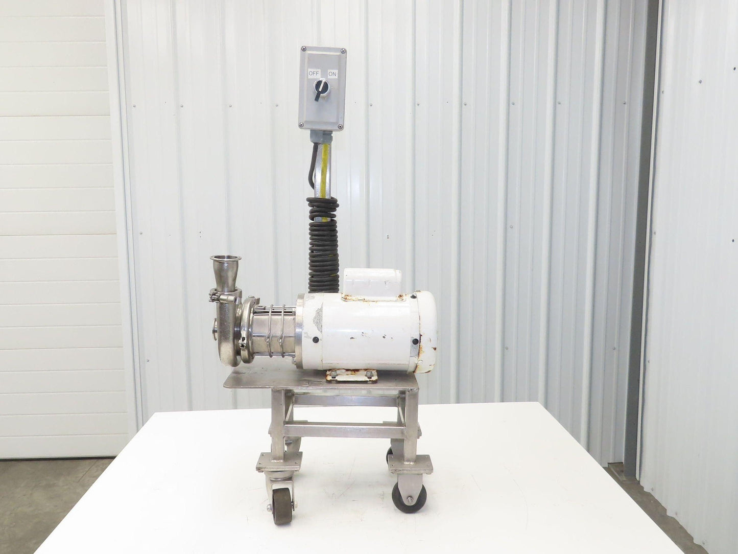 SPX Waukesha C114 Stainless Sanitary Centrifugal Pump 1.5x1.5" 1Hp 115/230V 1PH