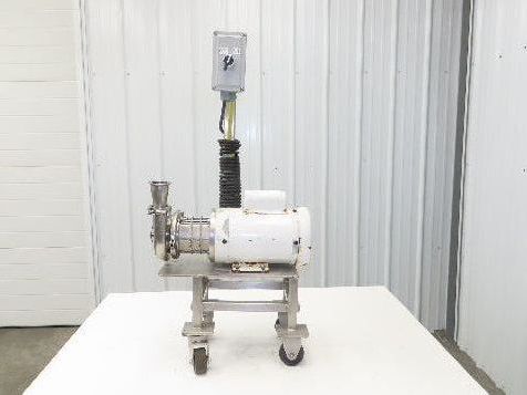 SPX Waukesha C114 Stainless Sanitary Centrifugal Pump 1.5x1.5" 1Hp 115/230V 1PH