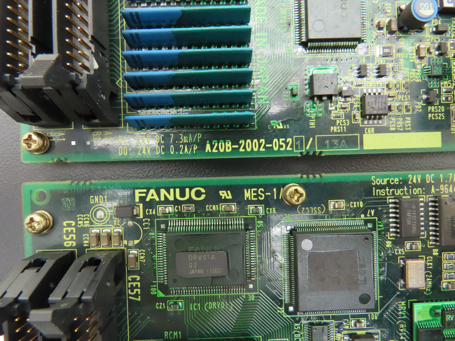Fanuc A20B-2002-0521/13A Servo Interface Circuit Board Mounted Pair
