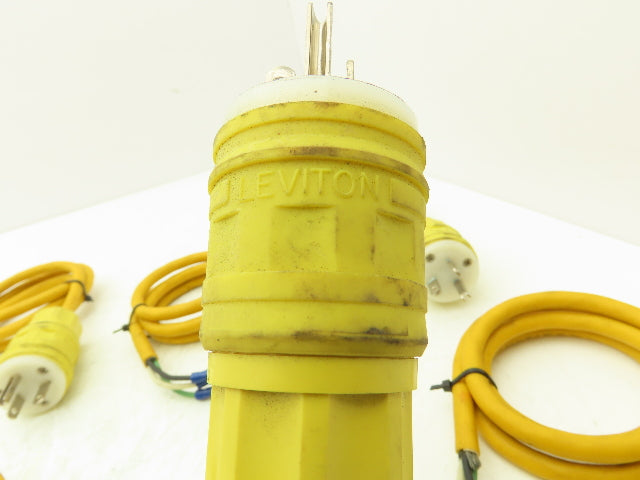Leviton N/A Industrial Extension Cord Plug & Terminal Connectors 16AWG Lot of 8