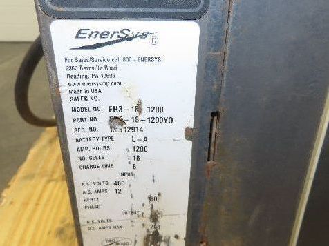 Enersys EH3-18-1200 Enforcer SCR Battery Charger 18 Cell 36V 200A 1200 AH 3Ph