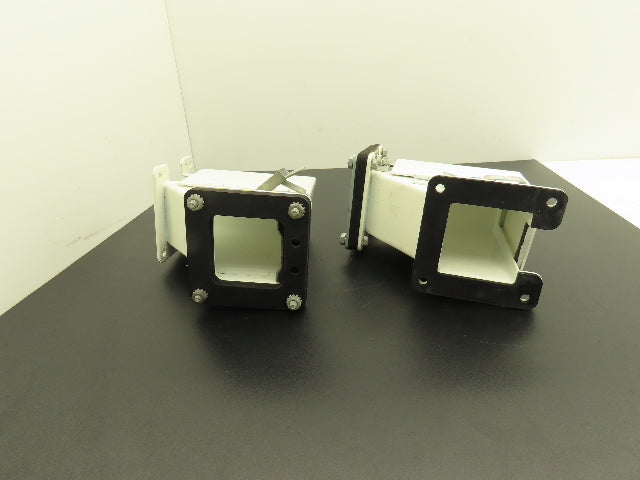 Hoffman F22LE9A Lay In Wireway 2.5" By 2.5" 90° Elbow Cable Management Lot of 2