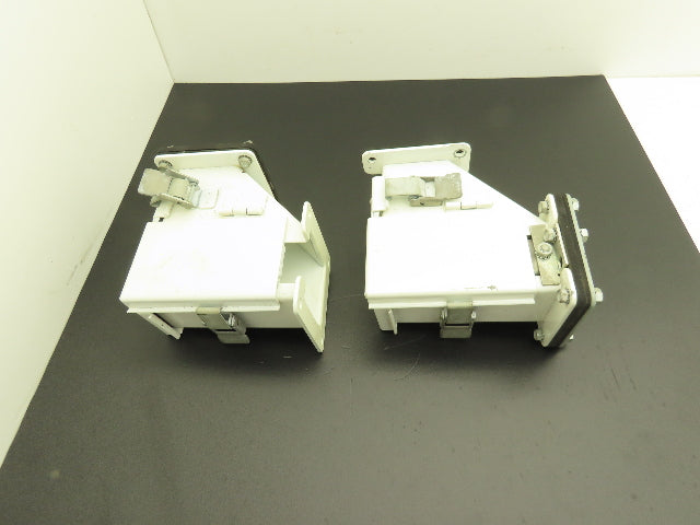 Hoffman F22LE9A Lay In Wireway 2.5" By 2.5" 90° Elbow Cable Management Lot of 2