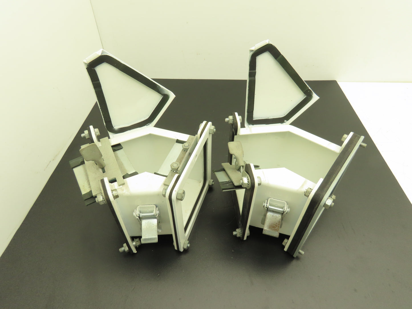 Hoffman F44LE9B Lay In Wireway 4" By 4" 90° Elbows Straight 12" Section Lot of 3