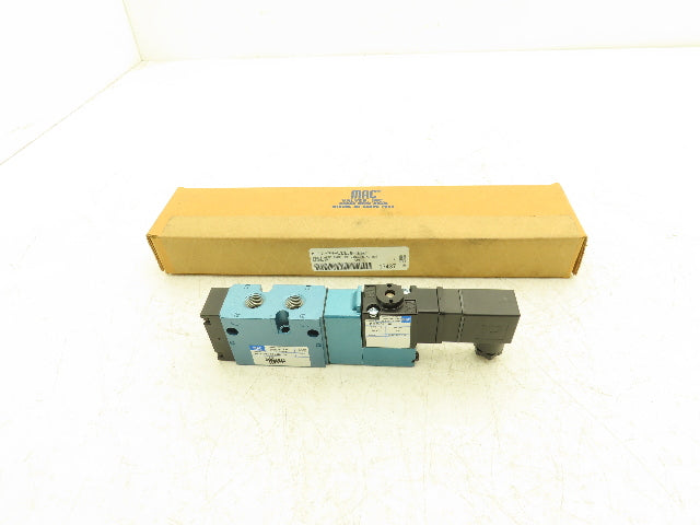 MAC 811C-PM-611JB-152 4-Way Single Solenoid Valve 24V