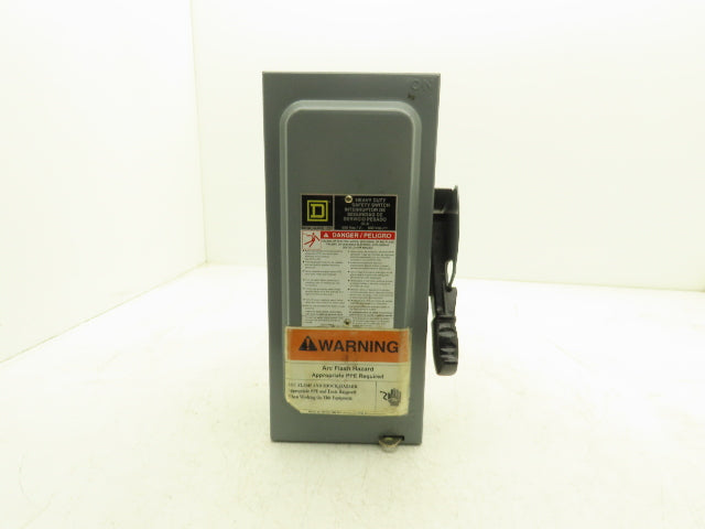 Square D H361 Fusible Heavy Duty Safety Disconnect Switch 30A 600VAC F05