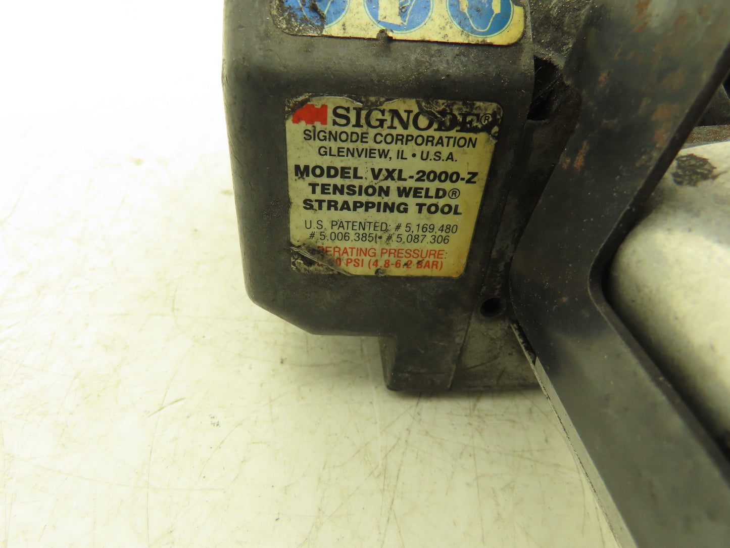 Signode VXL-2000-Z Pneumatic Air Powered Tension Weld Strapping Tool