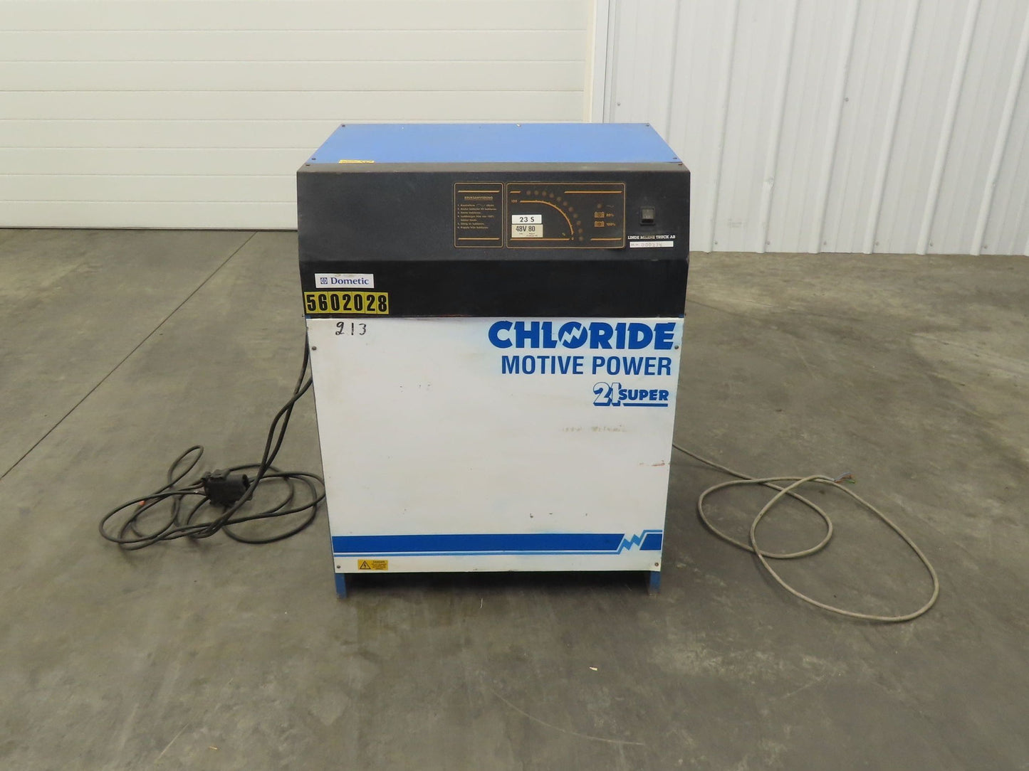 Chloride 23S Motive Power Forklift Battery Charger 21 Super 48V 80A 3Ph 425V
