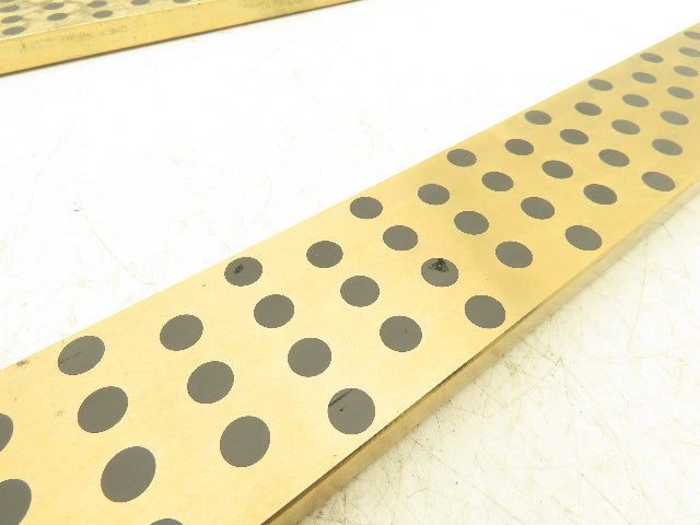 Bronze Graphite Wear Plate 3"W x 3/4"x 40"L Slide Bearing Wear Way