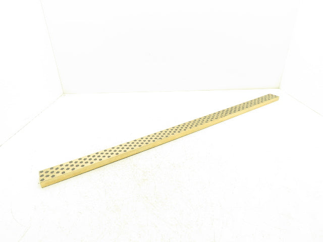 Bronze Graphite Wear Plate 3/4"x 2"W x 40"L Slide Bearing Wear Way