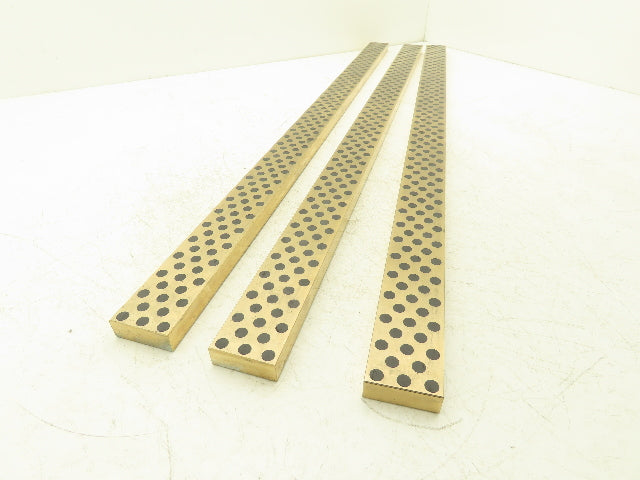 Bronze Graphite Wear Plate 3/4"x 2"W x 40"L Slide Bearing Wear Way
