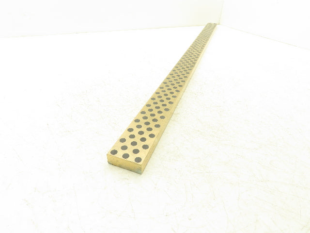 Bronze Graphite Wear Plate 3/4"x 2"W x 40"L Slide Bearing Wear Way