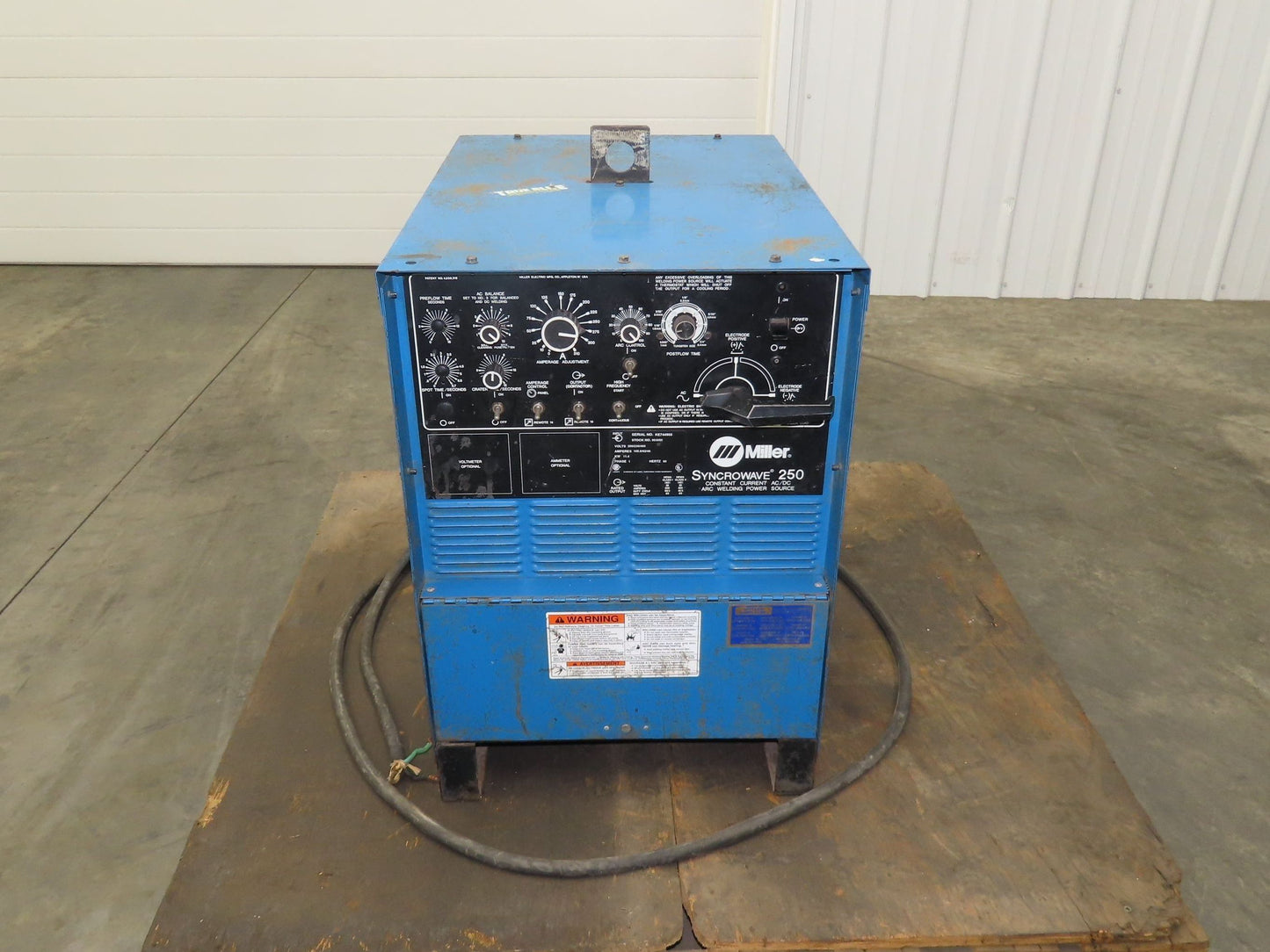 Miller Syncrowave 250 Arc Welding Power Source CC AC/DC Constant Current