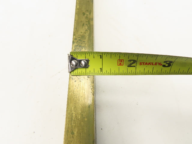 360 Yellow Brass Stock Rectangle Flat Bar 3/4"x 2"x 68-13/16"L 27lbs