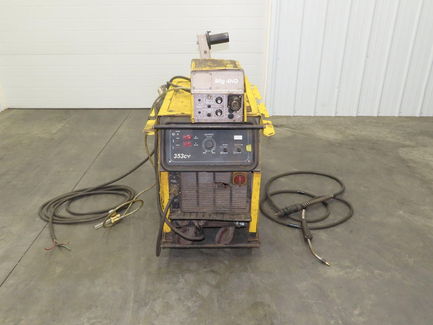 ESAB 353CV Mig Welder 450 amp DC Arc Mig 4HD Wire Feeder 230/460v/575V 3PH