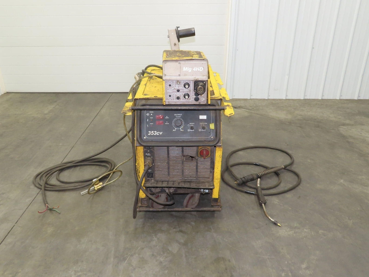ESAB 353CV Mig Welder 450 amp DC Arc Mig 4HD Wire Feeder 230/460v/575V 3PH