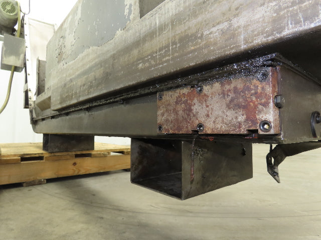 Magnetic Incline CNC Chip Conveyor 11"x 64" Infeed 40" Discharge 230V 3PH