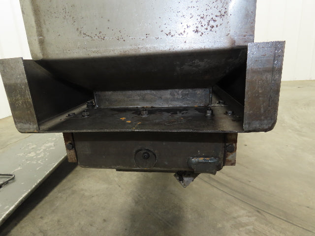 Magnetic Incline CNC Chip Conveyor 11"x 64" Infeed 40" Discharge 230V 3PH