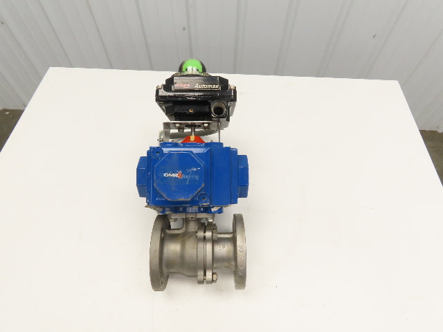 Flowserve 2" Stainless Ball Valve Compact II Pneumatic Actuator C35 SR-2C IMP
