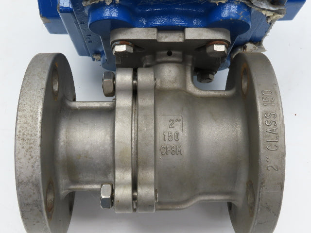 Flowserve 2" Stainless Ball Valve Compact II Pneumatic Actuator C35 SR-2C IMP