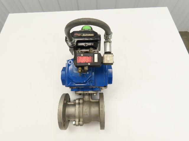 Flowserve 2" Stainless Ball Valve Compact II Pneumatic Actuator C35 SR-2C IMP